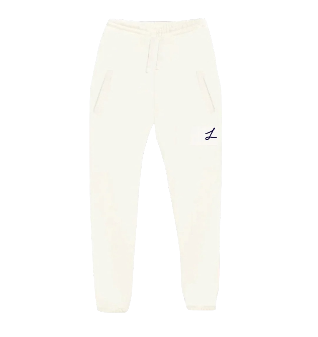 ★Wai Kei★ Logo embroidered sweatpants melange white YKBE01 Designer fashion, Seoul-fully created | W Concept